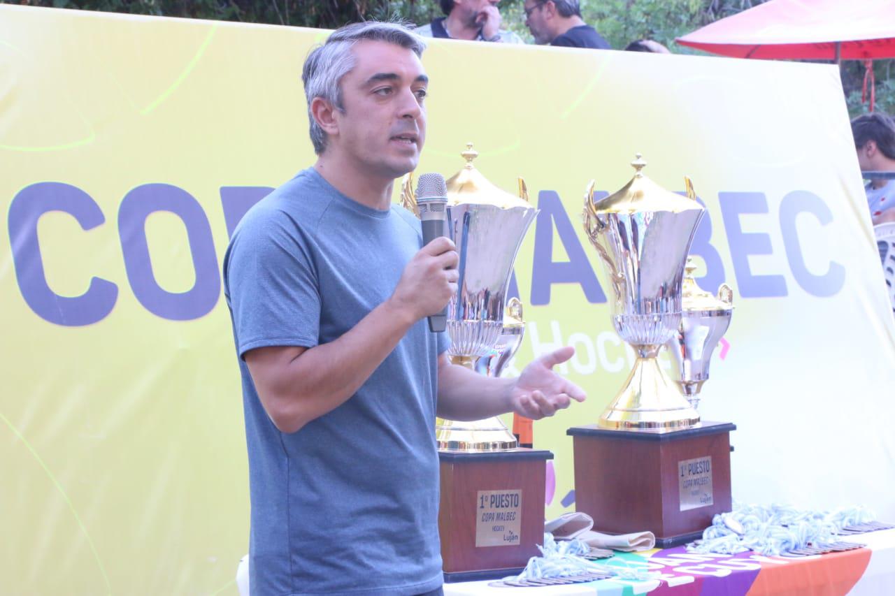 El Intendente Bragagnolo en la entrega de premios de la Copa Malbec