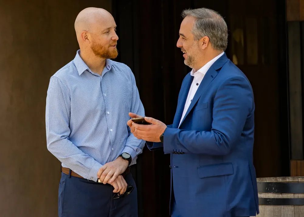Allasino y Stevanato juntos en evento solidario